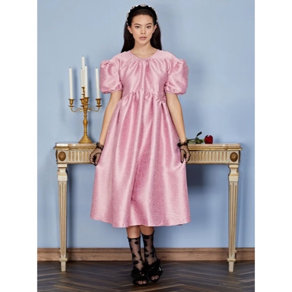 Sister Jane ๐ highness jacquard baby doll dress